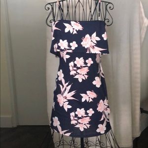 AQUA Floral Print Sundress